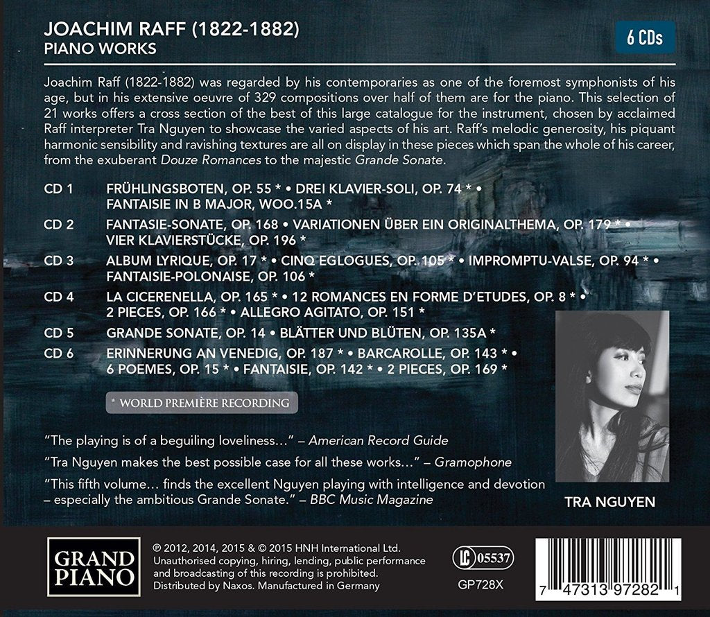 RAFF: PIANO WORKS - TRA NGUYEN (6 CDS)