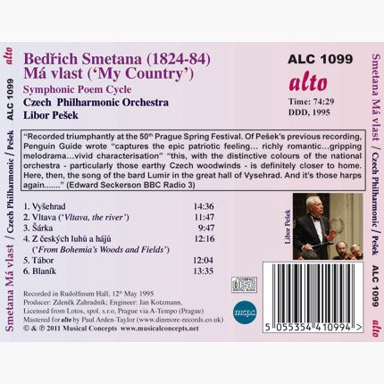 SMETANA: MA VLAST (COMPLETE SYMPHONIC CYCLE) - CZECH PHILHARMONIC