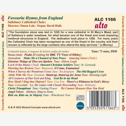 FAVORITE HYMNS FROM ENGLAND - SALISBURY CATHEDRAL CHOIR