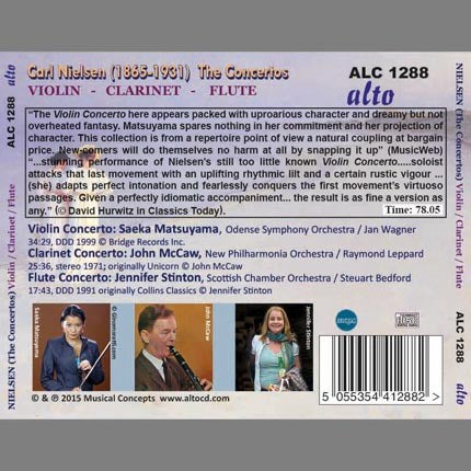 NIELSEN: COMPLETE CONCERTOS (VIOLIN, CLARINET, FLUTE)
