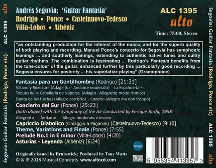 ANDRES SEGOVIA: GUITAR FANTASIA