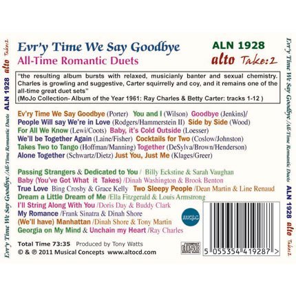 EV'RY TIME WE SAY GOODBYE: ALL TIME GREATEST ROMANTIC DUETS