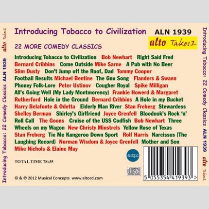 INTRODUCING TOBACCO TO CIVILIZATION - 22 COMEDY CLASSICS