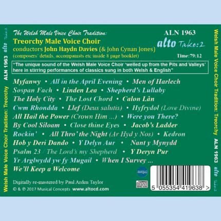 WELSH MALE VOICE CHOIR TRADITION: TREORCHY