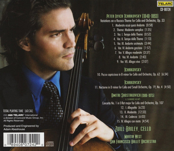 Russian Masterpieces For Cello & Orchestra - Zuill Bailey, San Francisco Ballet Orchestra