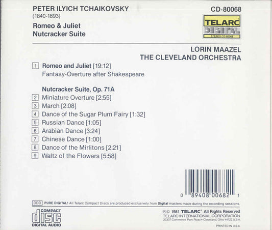 TCHAIKOVSKY: Romeo & Juliet; Nutcracker Suite - Lorin Maazel, Cleveland Orchestra