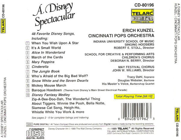 A DISNEY SPECTACULAR - Erich Kunzel, Cincinnati Pops