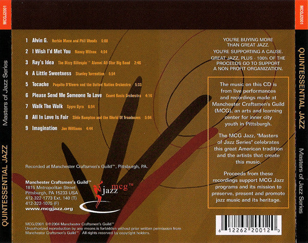 QUINTESSENTIAL JAZZ: Stanley Turrentine, Herbie Mann, Nancy Wilson, Phil Woods