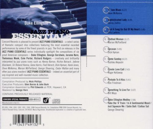 MUSIC OF DUKE ELLINGTON: Don Friedman, Dick Hyman, Dave McKenna, George Shearing