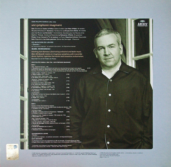 RAMEAU: UNE SYMPHONIE IMAGINAIRE - LES INDES GALANTES, MARC MINKOWSKI, LES MUSICIENS DU LOUVRE (180 GRAM VINYL LP)