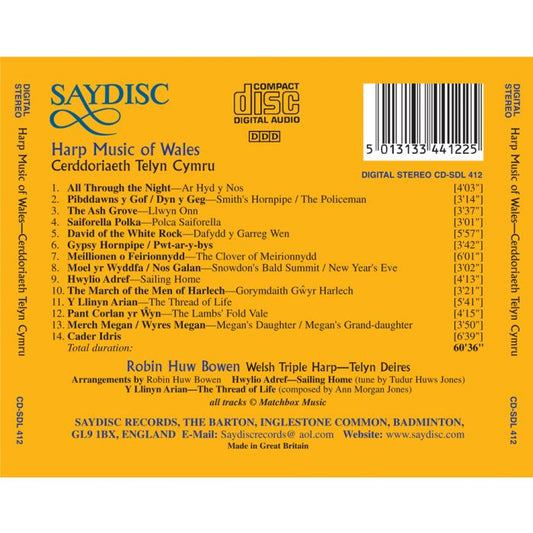 Harp Music of Wales: Robin Huw Bowen