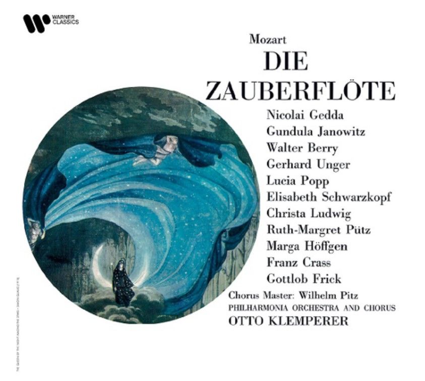 MOZART: The Magic Flute - Popp, Janowitz, Berry, Schwarzkopf, Ludwig, Klemperer, Philharmonia Orchestra (2 CDs)