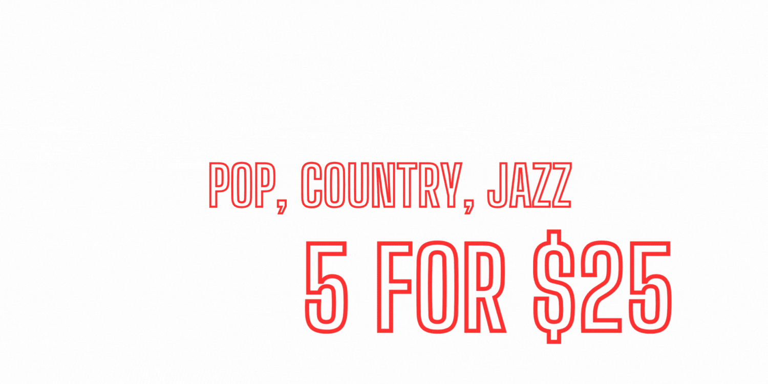 3 & 5 POP MUSIC BOXED SETS - BUY 5 OR MORE, PAY $5 EACH!