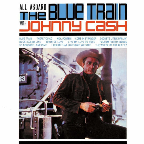 JOHNNY CASH: ALL ABOARD THE BLUE TRAIN WITH JOHNNY CASH (VINYL LP)