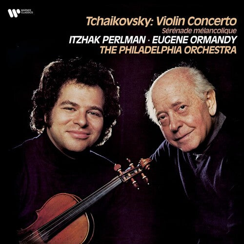 TCHAIKOVSKY: VIOLIN CONCERTO, SERENADE MELANCOLIQUE: ITZHAK PERLMAN, EUGENE ORMANDY, PHILADELPHIA ORCHESTRA (VINYL LP)