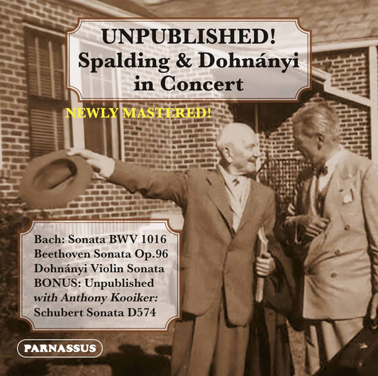 Spalding & Dohnányi in Concert