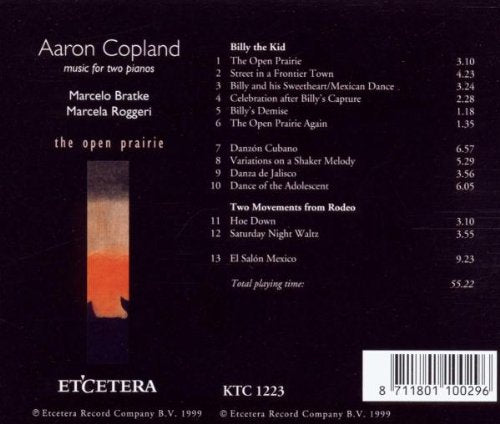 COPLAND: THE OPEN PRAIRIE - MUSIC FOR TWO PIANOS - Bratke, Roggeri