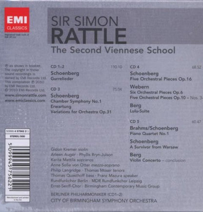 Sir Simon Rattle Edition: The Second Viennese School Works (5 CDs)