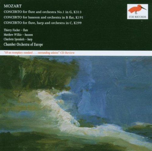 MOZART: Concertos For Flute, Bassoon, Flute & Harp - Fischer, Thierry/The Chamber Orchestra of Europe