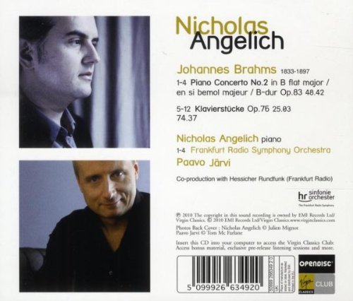 Brahms: Piano Concerto No. 2 - ANGELICH, JARVI, FRANKFURT RSO