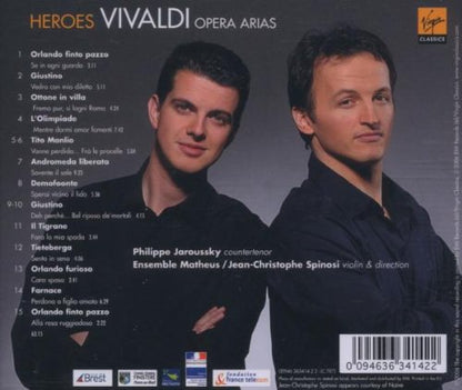 Vivaldi: HEROES (Opera Arias) - PHILIPPE JAROUSSKY, Jean-Christophe Spinosi, Ensemble Matheus