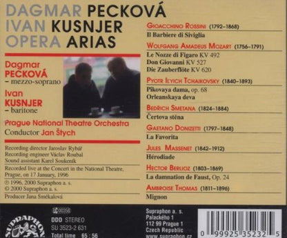 OPERA ARIAS (Mozart/Rossini/Smetana/+) - Dagmar Peckova, Ivan Kusnjer