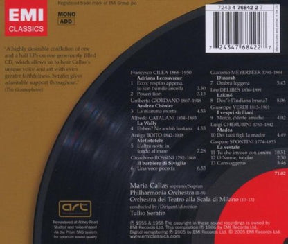 MARIA CALLAS: Lyric & Coloratura Arias