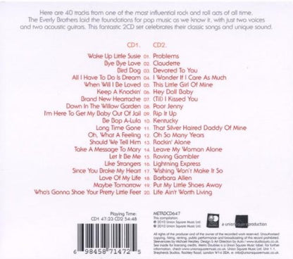 EVERLY BROTHERS: THE VERY BEST OF THE EVERLY BROTHERS (2 CDS)