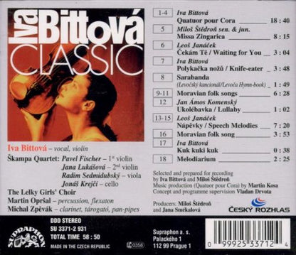 Iva Bittova - Classic (BITTOVA/JANACEK/STEDRON) - Iva Bittova, Skampa Quartet