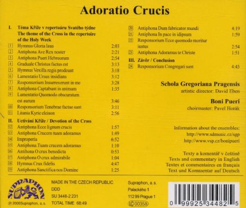 Adoratio Crucis - Schola Gregoriana Pragensis