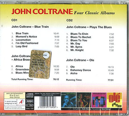 JOHN COLTRANE - Four Classic Albums (Blue Train / Africa Brass / Plays The Blues / Ole)