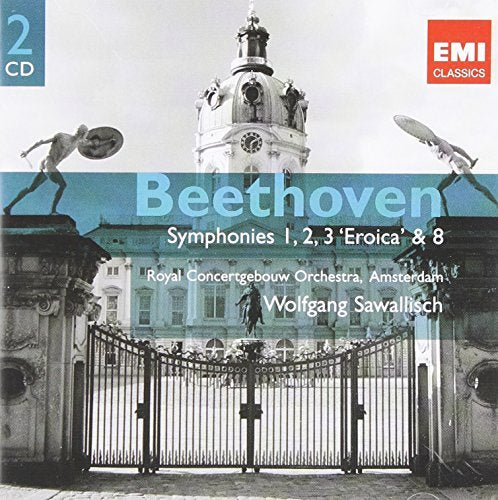 Beethoven: Symphonies 1, 2, 3 & 8 - WOLFGANG SAWALLISCH, Royal Concertgebouw Orchestra (2 CDs)