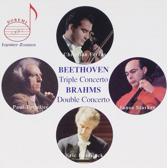 Beethoven: Triple Concerto; Brahms: Double Concerto - Ferras / Tortelier / Starker