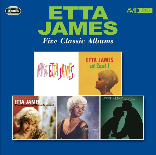 ETTA JAMES - Five Classic Albums (Miss Etta James / At Last! / Second Time Around / Etta James / Sings For Lovers) (2 CDs)
