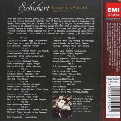 Schubert: Lieder On Record (17 CDs)