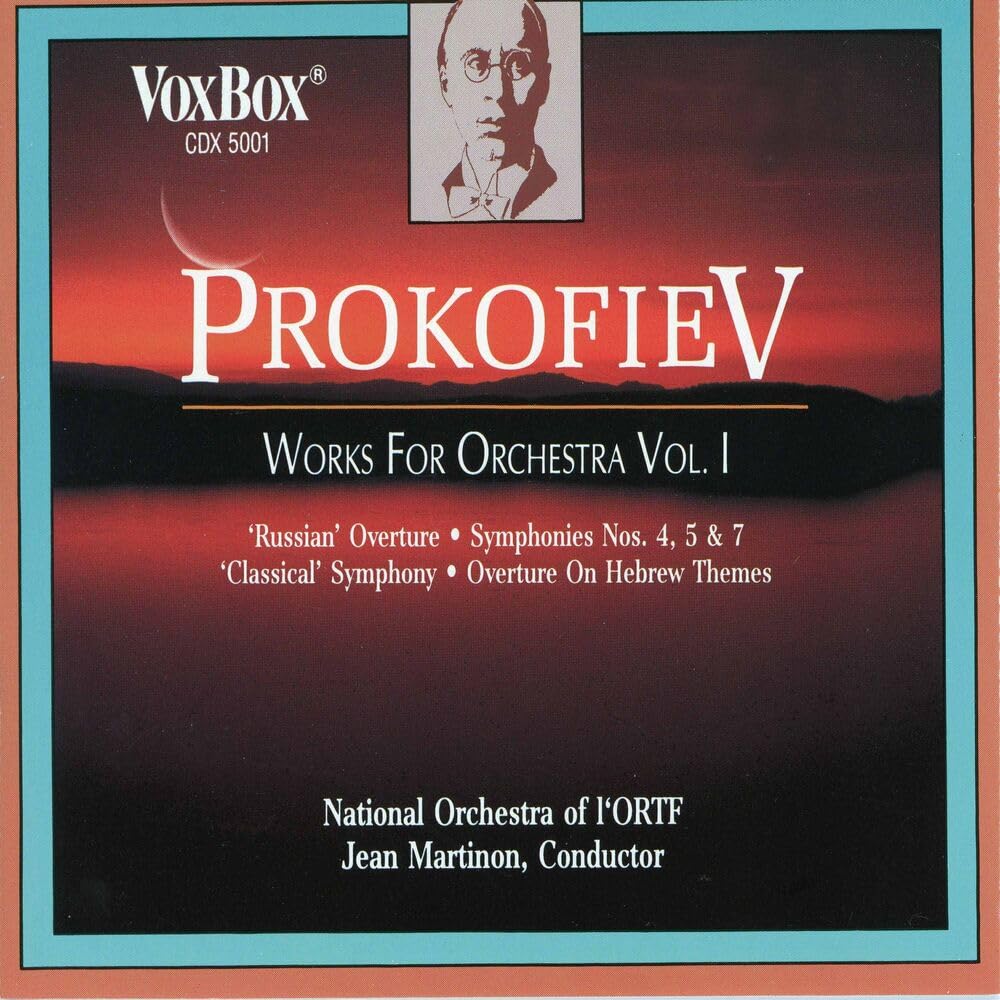 PROKOFIEV: ORCHESTRAL WORKS, VOL. 1 - MARTINON, ORTF NATIONAL ORCHESTRA (2 CDS)