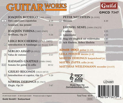 Guitar Works (Rodrigo/Turina/Boccherini/Assad) - Doci/Pfister/Derungs/Zappa