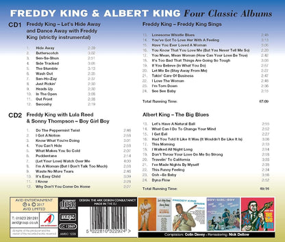 Freddy King & Albert King: Four Classic Albums (Let’s Hide Away And Dance Away With Freddy King / Freddy King Sings / Boy Girl Boy /The Big Blues) (2CD)
