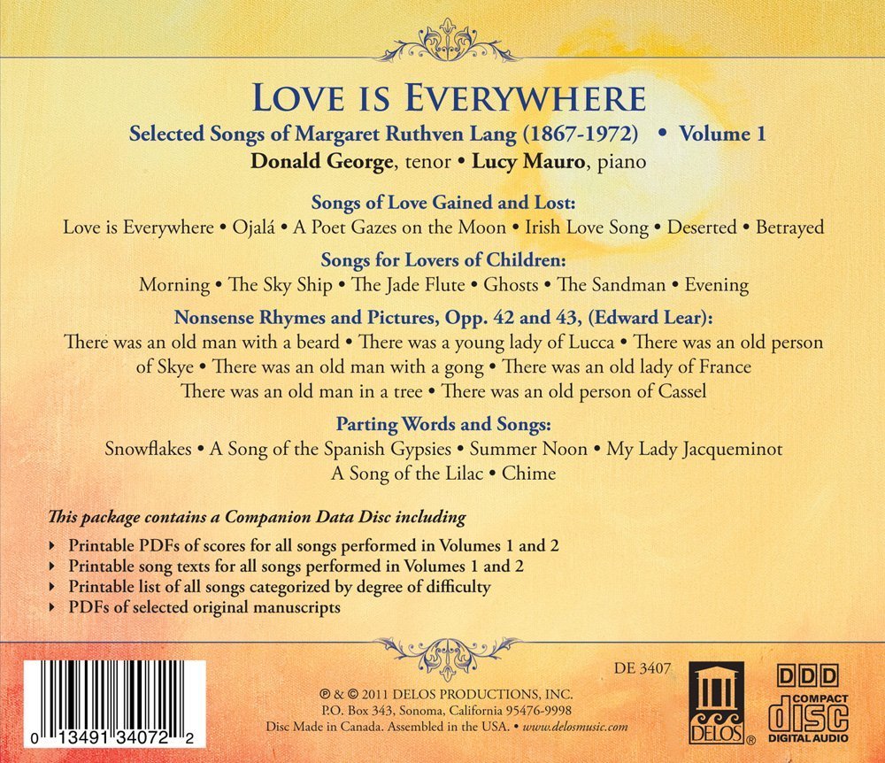 LANG: Love Is Everywhere - Donald George, Lucy Mauro