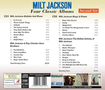 MILT JACKSON - Four Classic Albums (2 CDS)