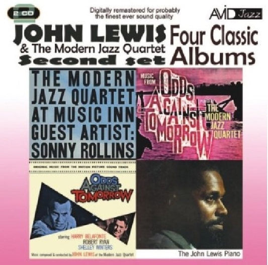JOHN LEWIS & THE MODERN JAZZ QUARTET - Four Classic Albums (At Music Inn - Vol 2 / Odds Against Tomorrow / The John Lewis Piano / Odds Against Tomorrow - Soundtrack)