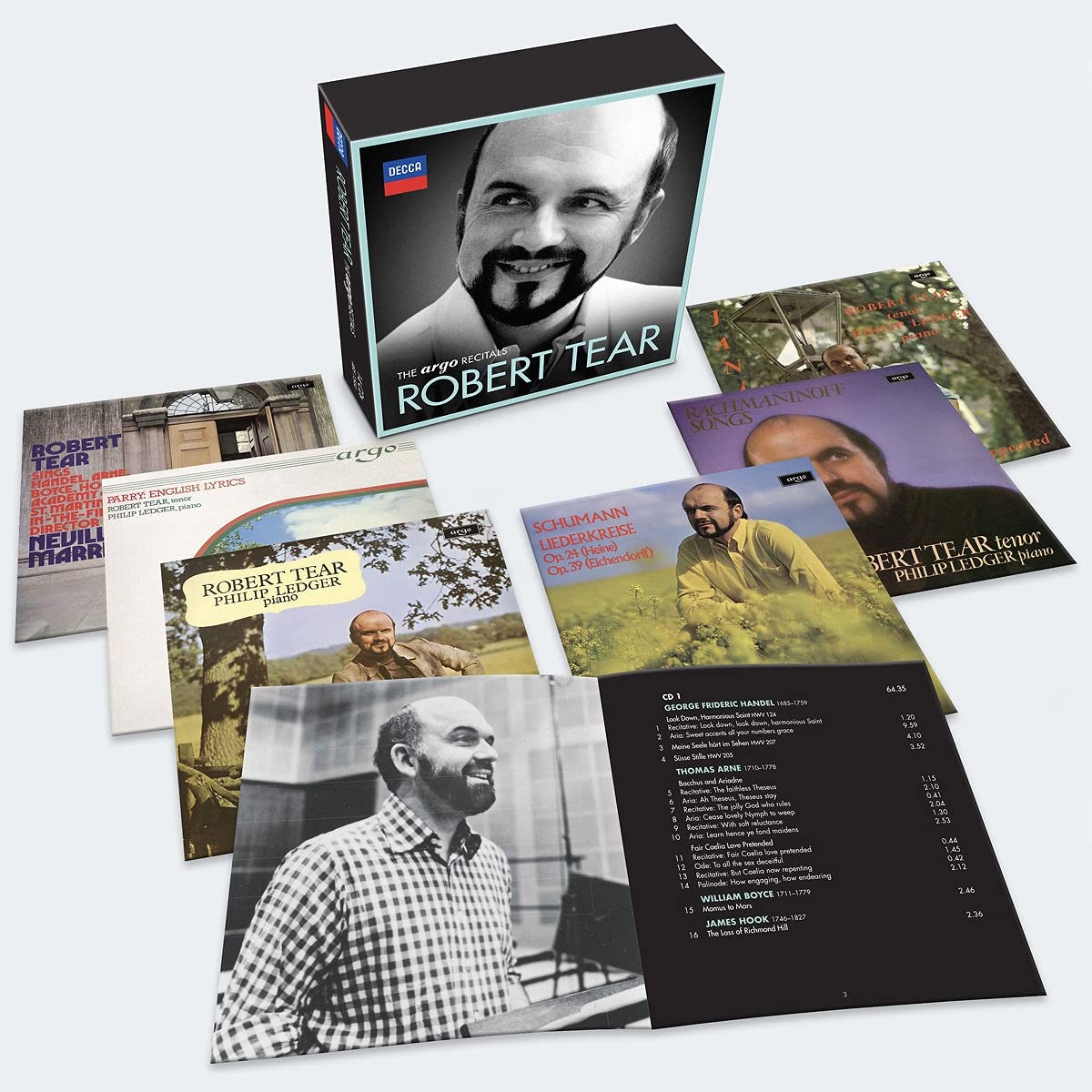 ROBERT TEAR: THE ARGO RECITALS (14 CDS)