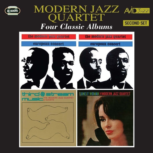 MODERN JAZZ QUARTET - Four Classic Albums (European Concert Vols 1 & 2 / Third Stream Music / Lonely Woman)