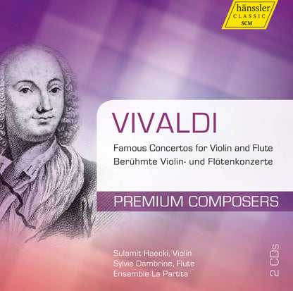 VIVALDI: Famous Concertos for Violin & Flute - Sulamit Haecki; Sylvie Dambrine; Ensemble la Partita (2 CDS)