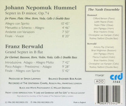 Hummel: Septet Op.74; Berwald: Grand Septet In B Flat  - Nash Ensemble