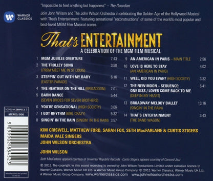 JOHN WILSON ORCHESTRA - That's Entertainment (A Celebration of the MGM Film Musical)