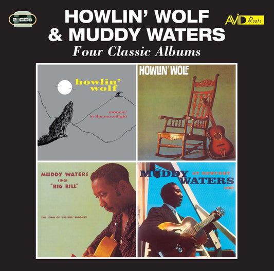 HOWLIN' WOLF: Moanin In The Moonlight/Howlin Wolf/Sing (2 CDS)