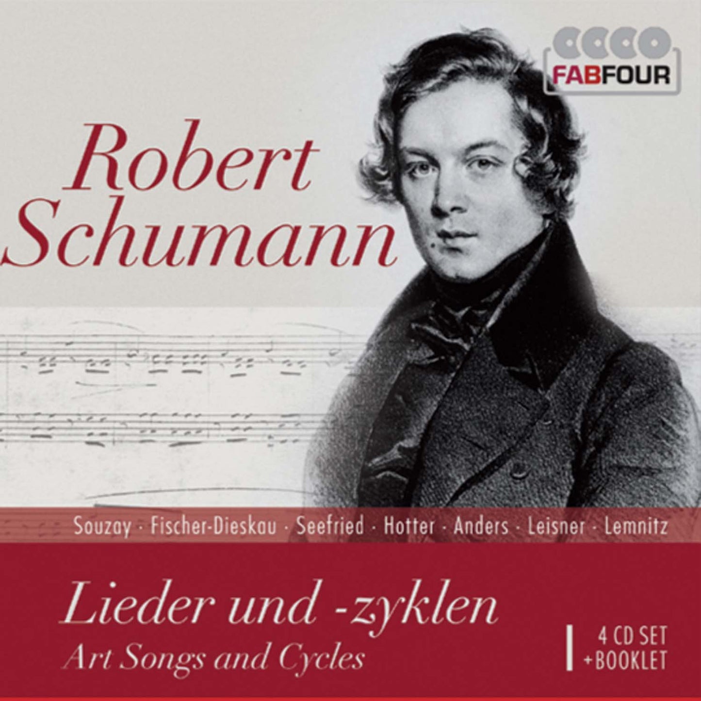 SCHUMANN: ART SONGS AND CYCLES (4 CDS)