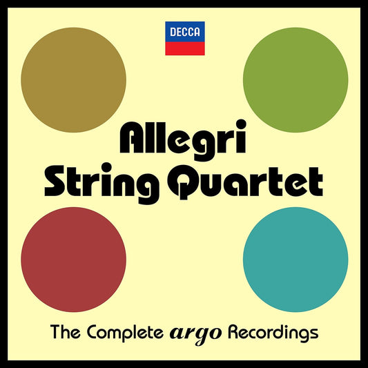 ALLEGRI STRING QUARTET - The Complete Argo Recordings (13 CDs)