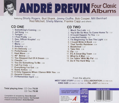 ANDRE PREVIN - Four Classic Albums (West Side Story / Collaboration / King Size / Pal Joey)